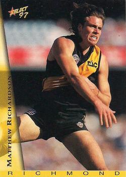 1997 Select AFL Ultimate Series #111 Matthew Richardson Front